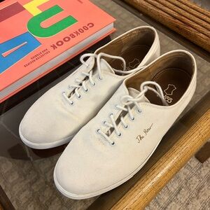 The Row Dean Canvas Lace-Up Sneakers